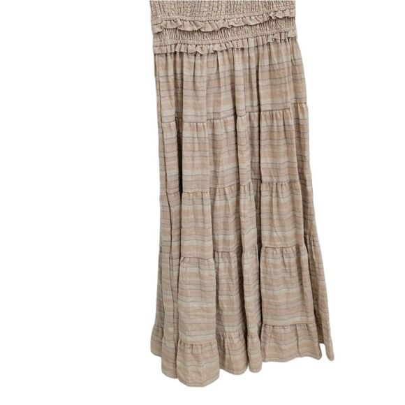 Storia Smocked Cotton  Floral Ruffle Cap Sleeve Dress Small NWT - Picture 4 of 11